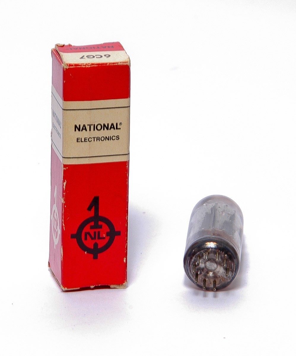 National Electric 6FQ7 6CG7 tube