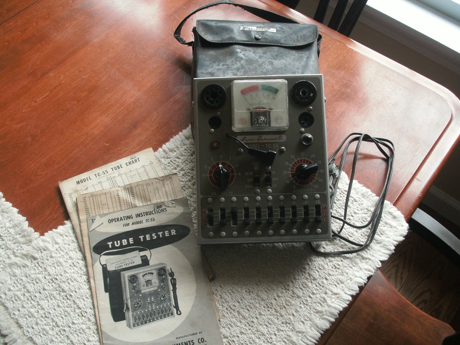Superior TC-55 tube tester