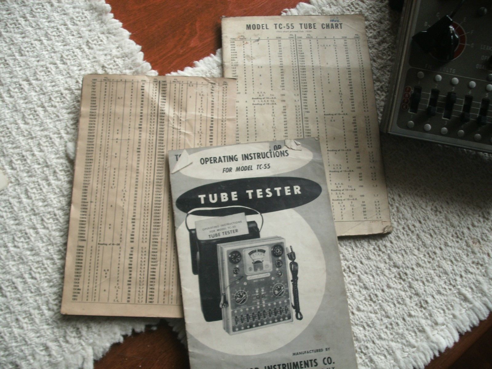 Superior TC-55 tube tester