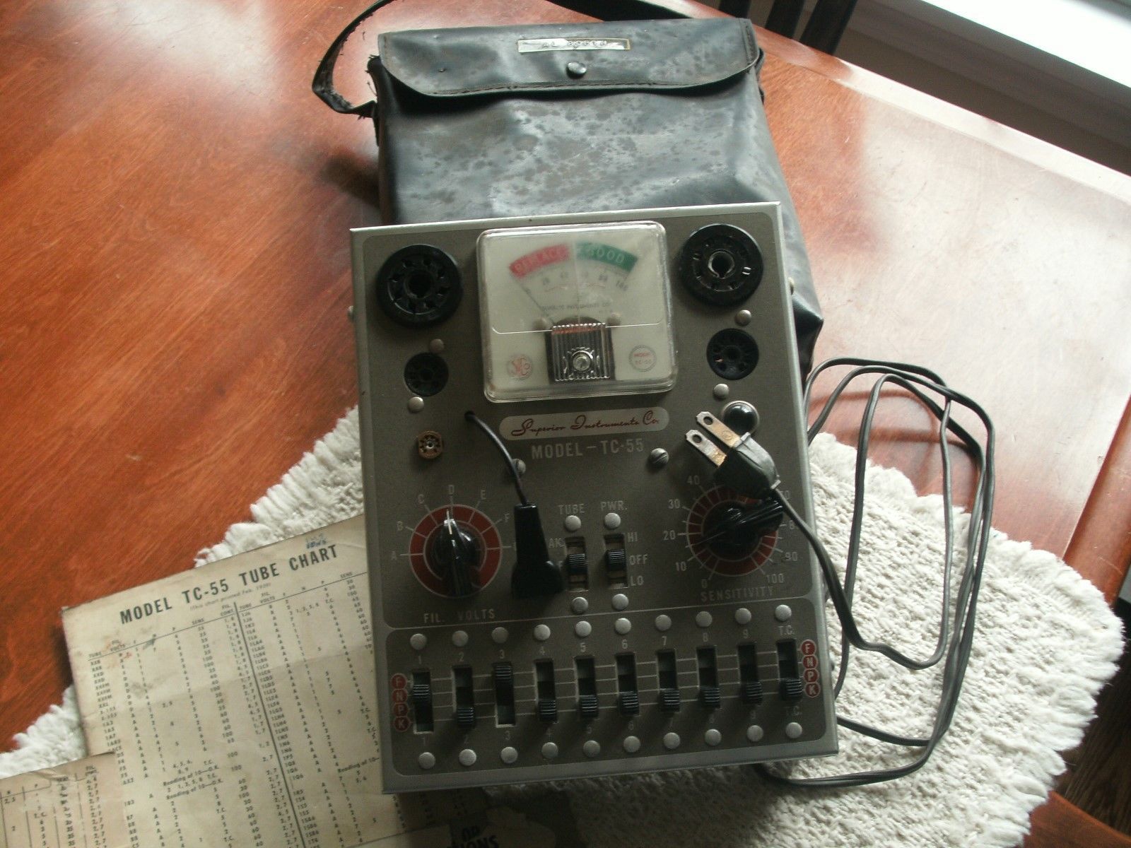 Superior TC-55 tube tester