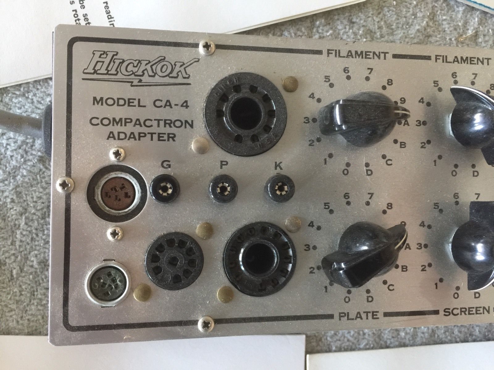 Hickok CA-4 tube tester